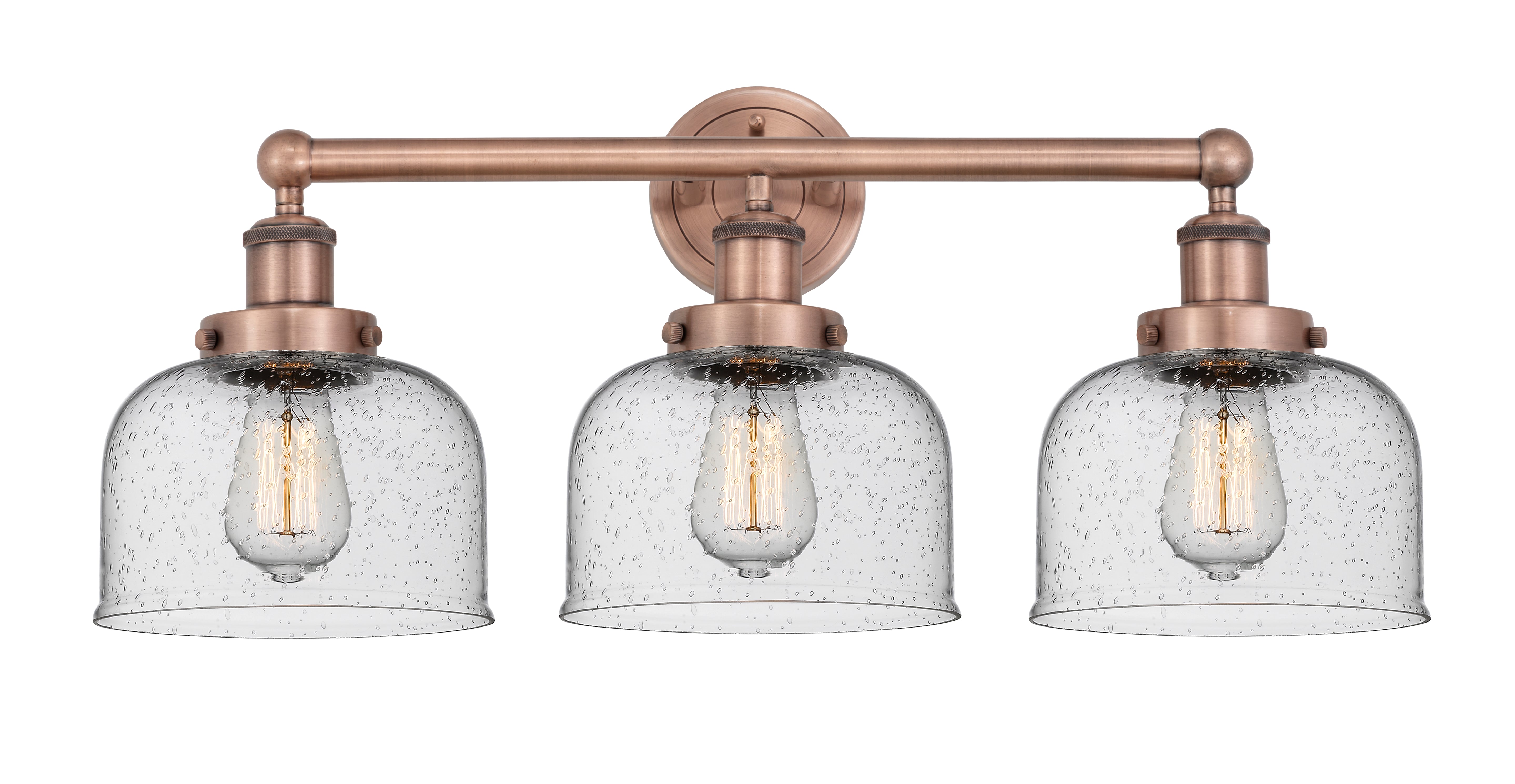 Edison Bath Vanity Light Cast Brass 25"