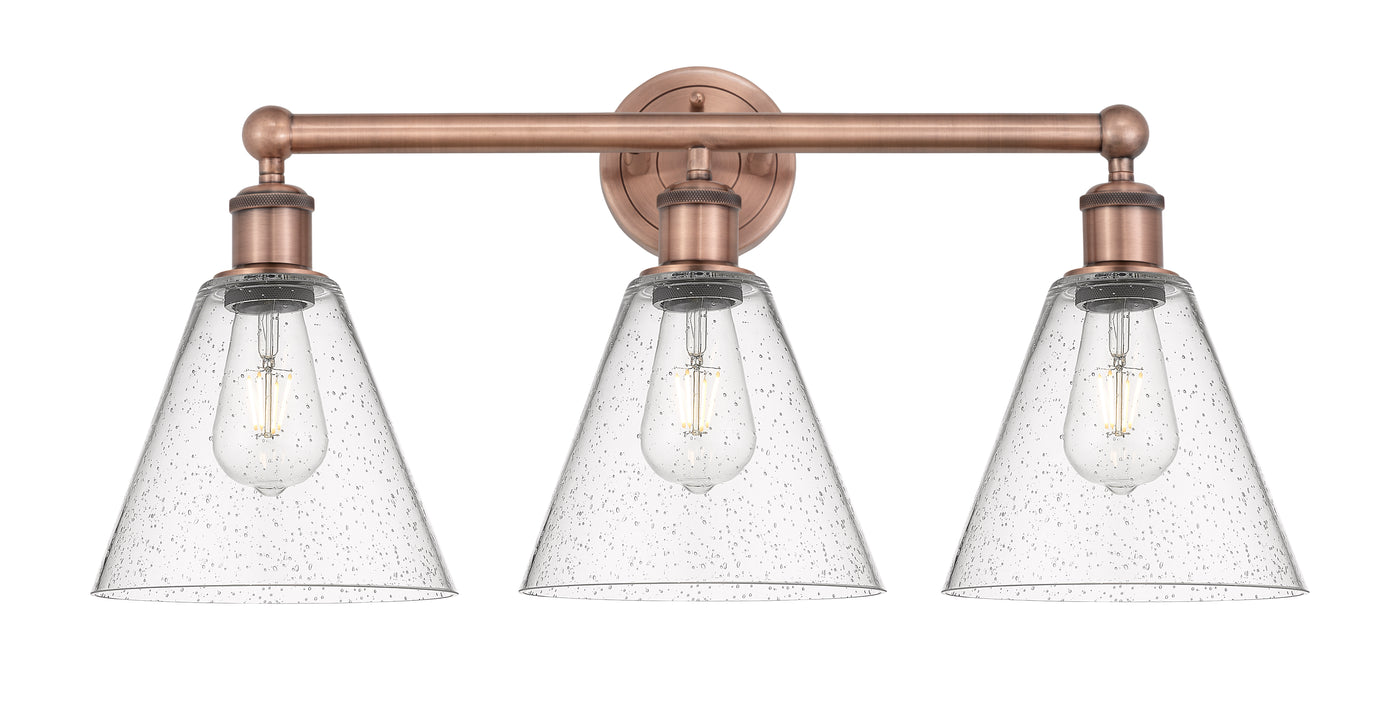 Edison Bath Vanity Light Cast Brass 24.5 Inch