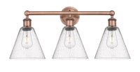 Edison Bath Vanity Light Cast Brass 24.5 Inch