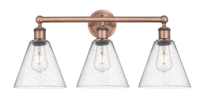 Edison Bath Vanity Light Cast Brass 24.5 Inch