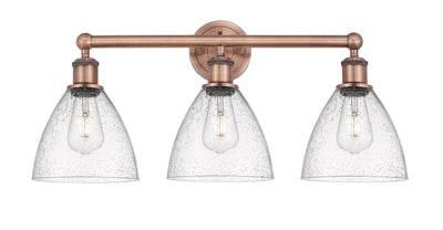 Edison Bath Vanity Light Cast Brass Glass