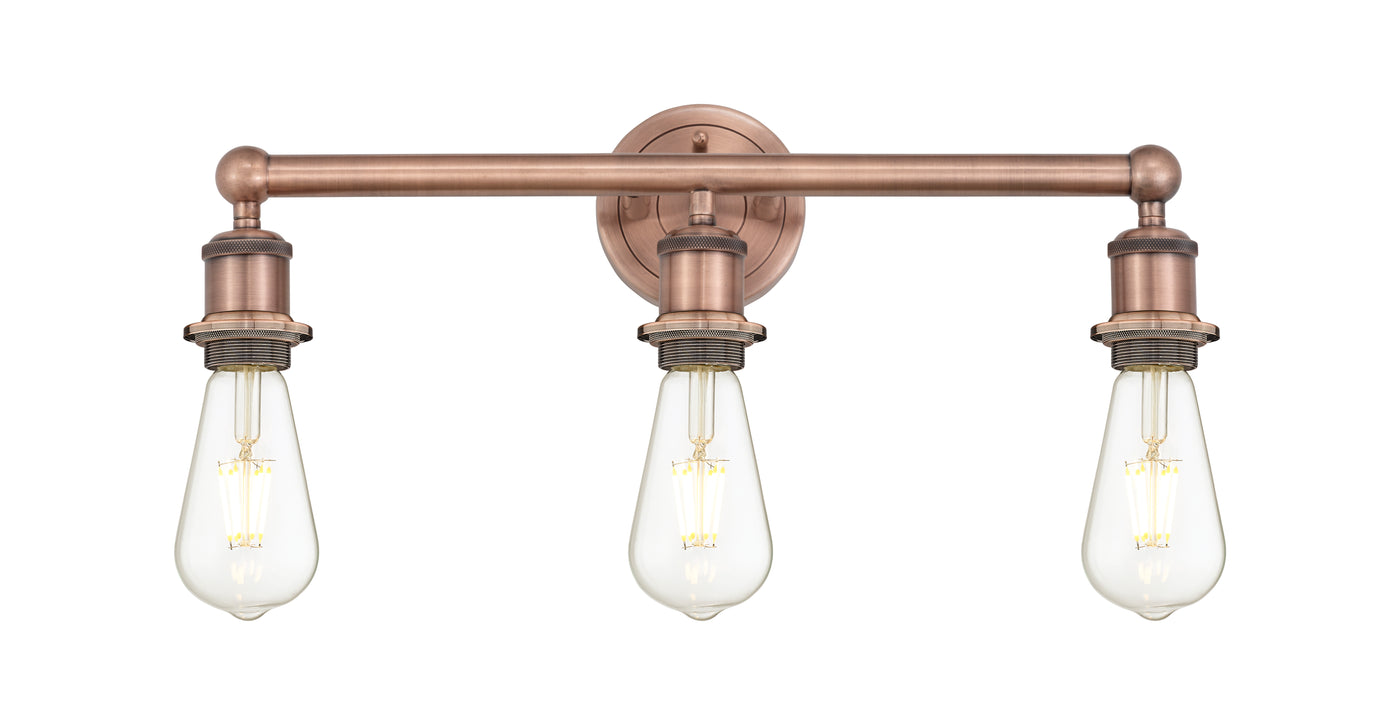 Edison Bath Vanity Light Cast Brass Steel