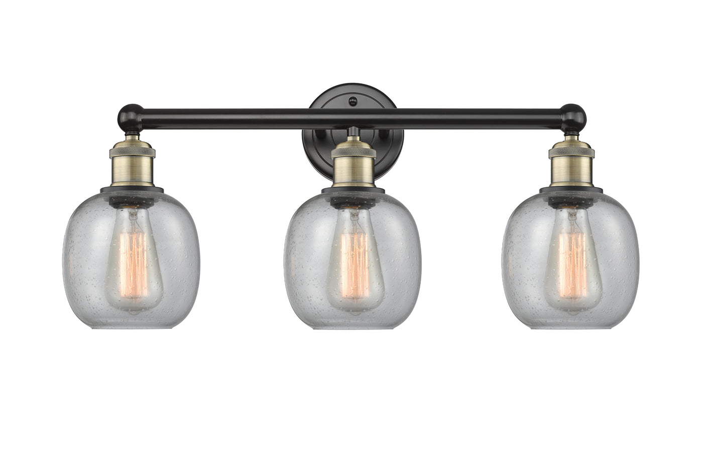 Edison Bath Vanity Light Woven Rattan Steel