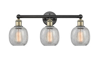 Edison Bath Vanity Light Woven Rattan Steel