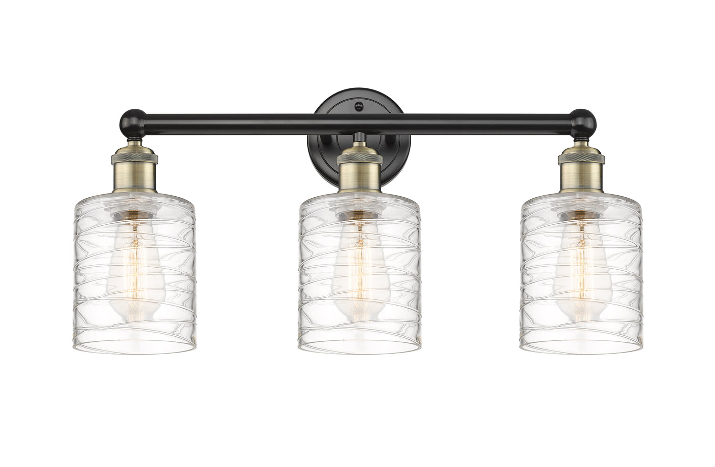 Edison Bath Vanity Light Cast Brass 23 Inches
