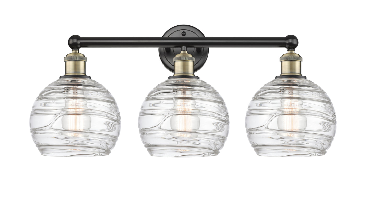 Edison Bath Vanity Light Cast Brass 3 Lights