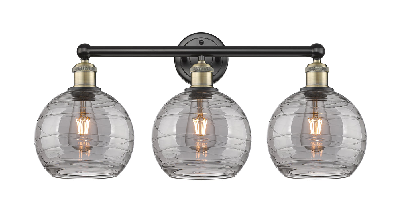 Edison Bath Vanity Light Cast Brass 3 Lights