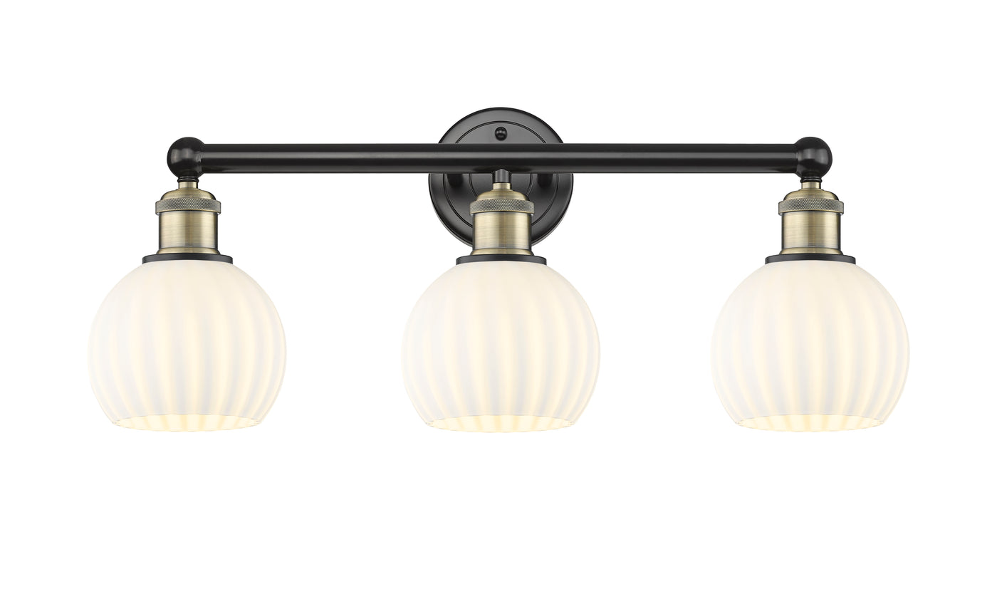 Edison Bath Vanity Light 3 Lights Brass