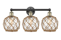 Edison Bath Vanity Light Cast Brass Steel
