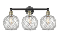 Edison Bath Vanity Light Cast Brass Steel