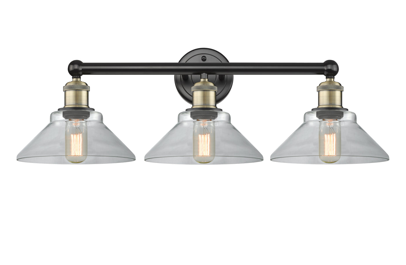 Edison Bath Vanity Light Cast Brass 26"