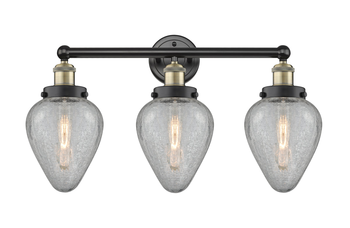 Geneseo 25-Inch 3-Light Bath Vanity Light 14-Inch High 7.75-Inch Extension
