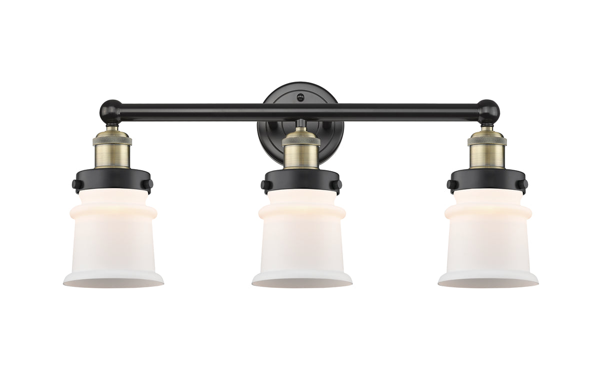 Canton 23-Inch 3-Light Bath Vanity Light 10.75-Inch High 7.125-Inch Extension