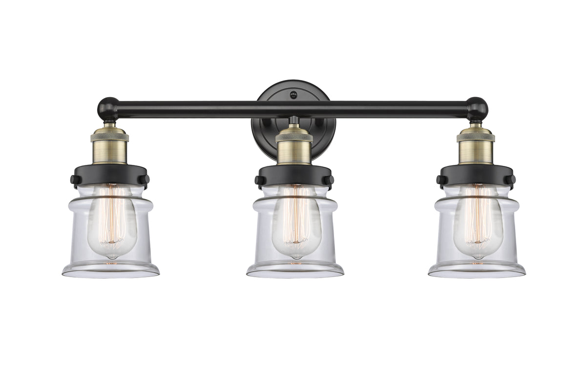 Canton 23-Inch 3-Light Bath Vanity Light 10.75-Inch High 7.125-Inch Extension