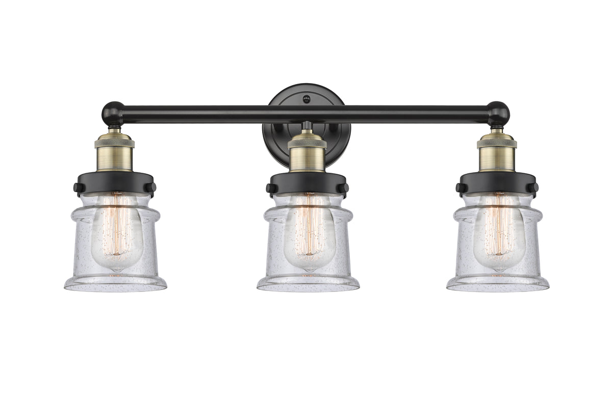 Canton 23-Inch 3-Light Bath Vanity Light 10.75-Inch High 7.125-Inch Extension