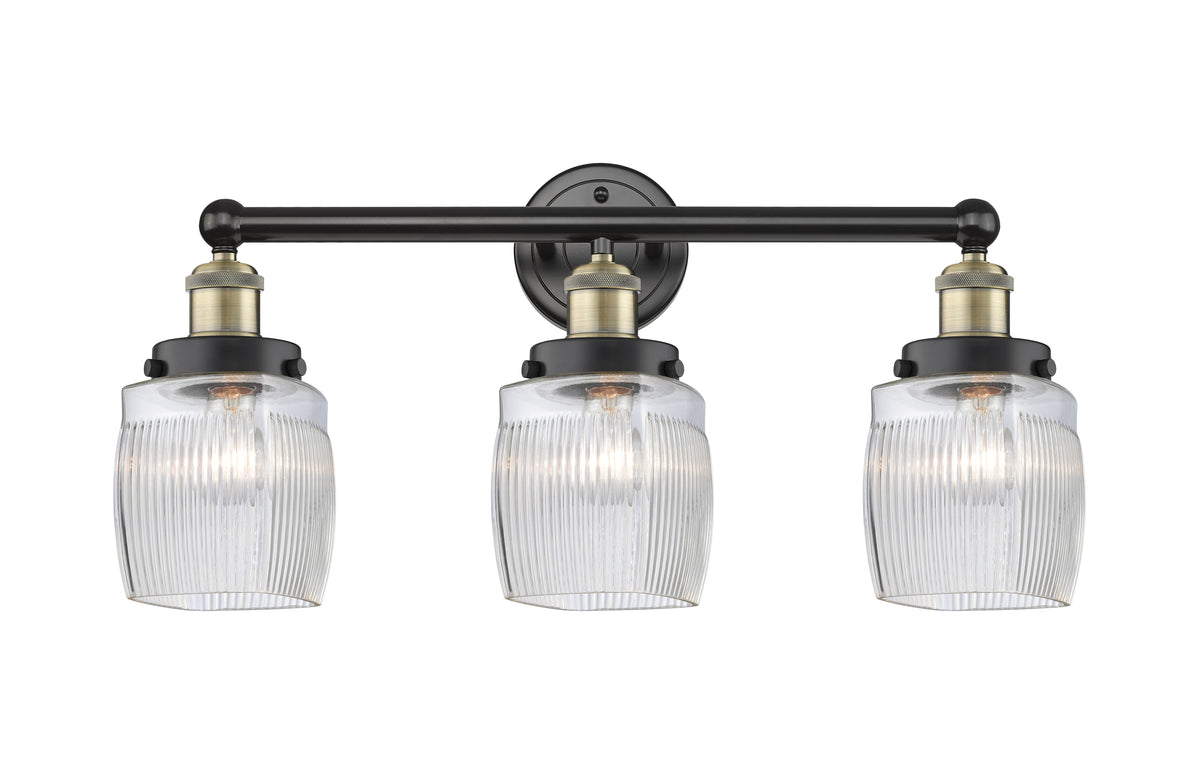 Colton 24-Inch 3-Light Bath Vanity Light 11.25-Inch High 7.25-Inch Extension