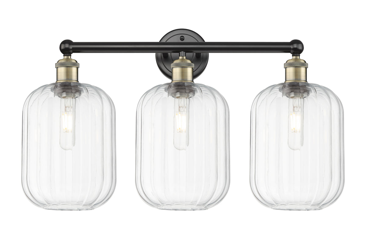 Preston Cylinder 25-Inch 3-Light Bath Vanity Light 14-Inch High