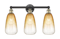 Brookhaven Almond 24-Inch 3-Light Bath Vanity Light 15.25-Inch High