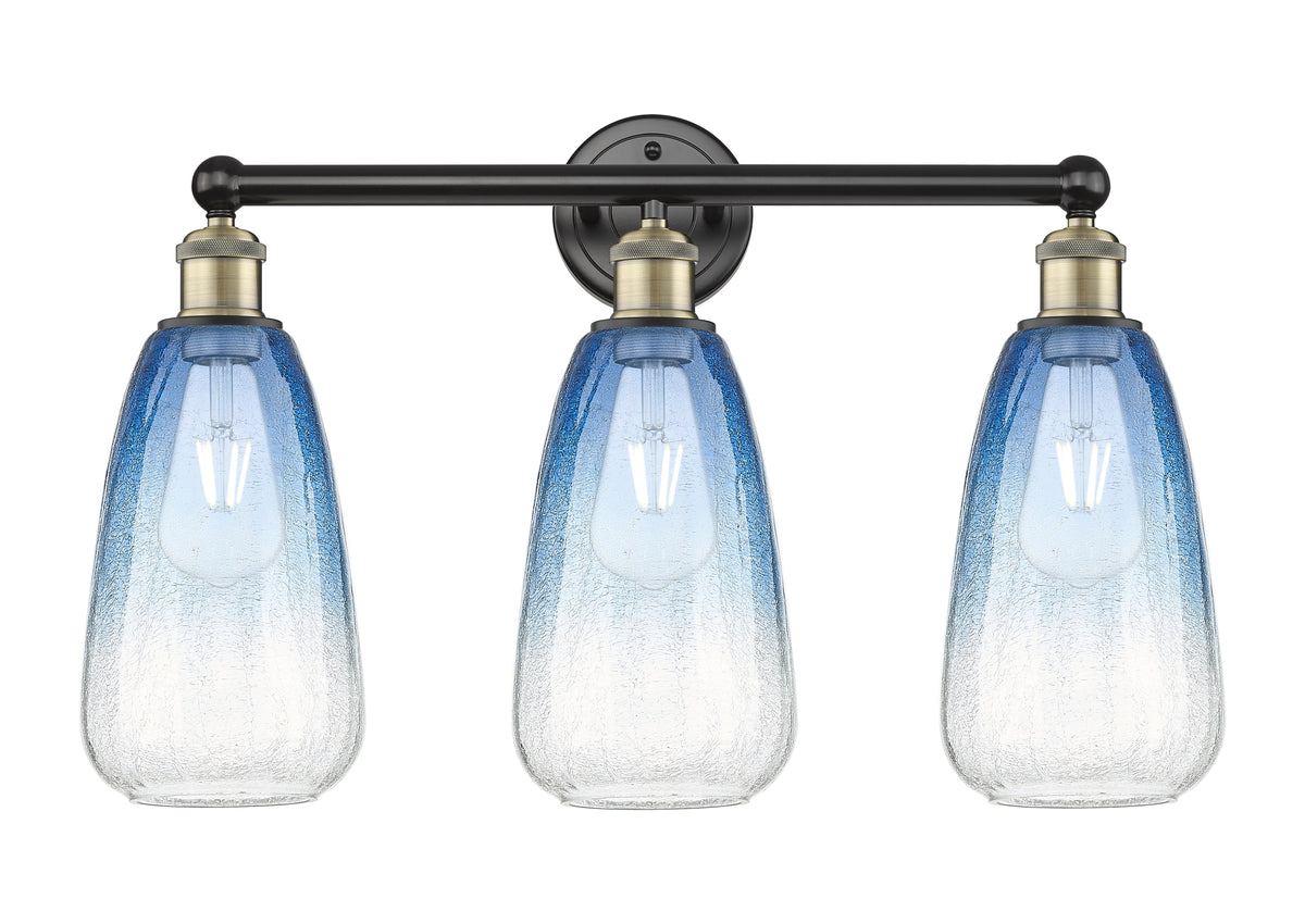 Brookhaven Almond 24-Inch 3-Light Bath Vanity Light 15.25-Inch High