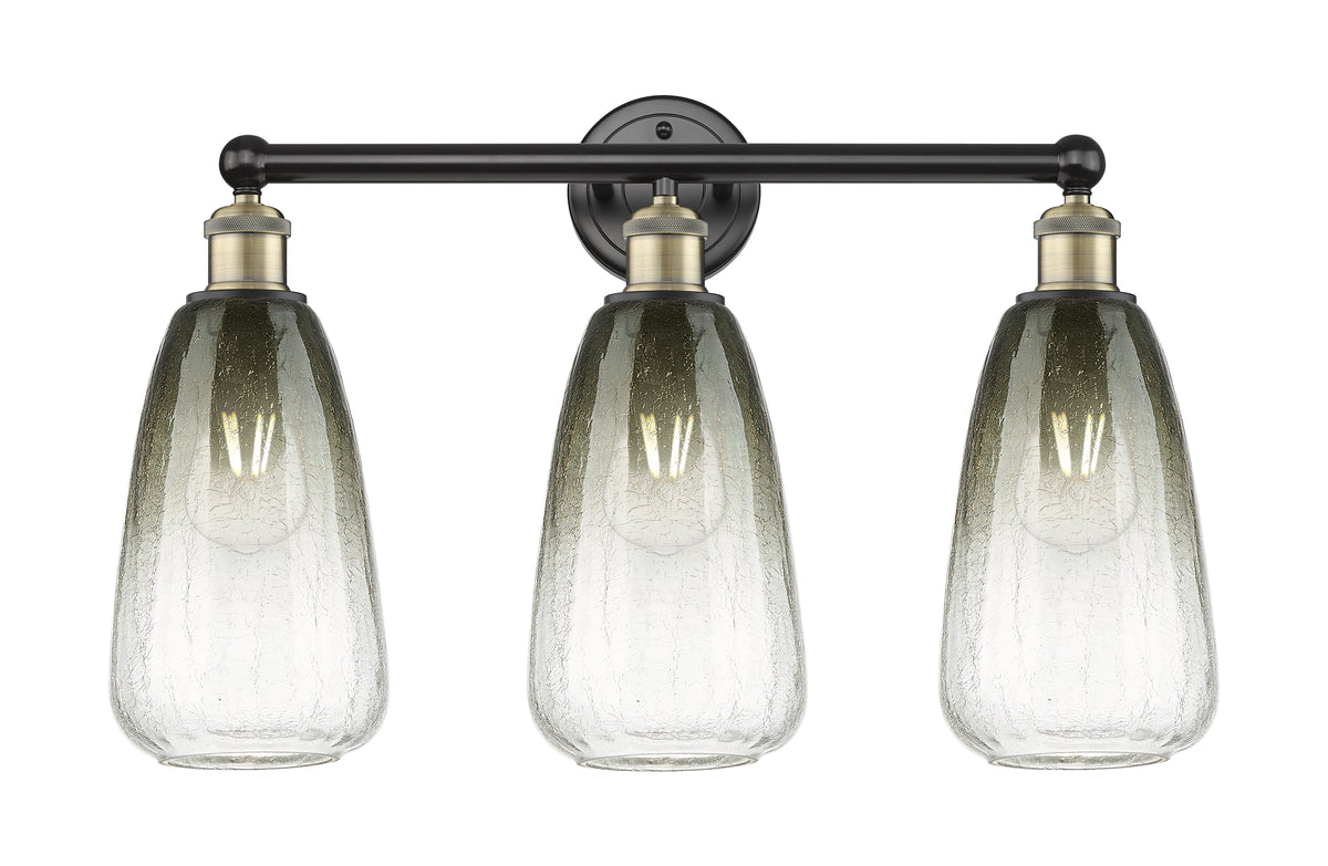 Brookhaven Almond 24-Inch 3-Light Bath Vanity Light 15.25-Inch High