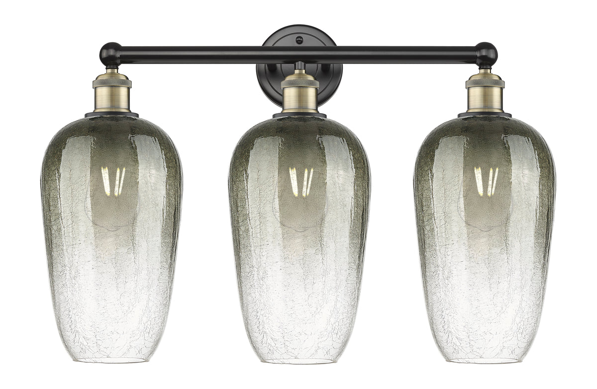 Brookhaven Flute 25-Inch 3-Light Bath Vanity Light 17.25-Inch High