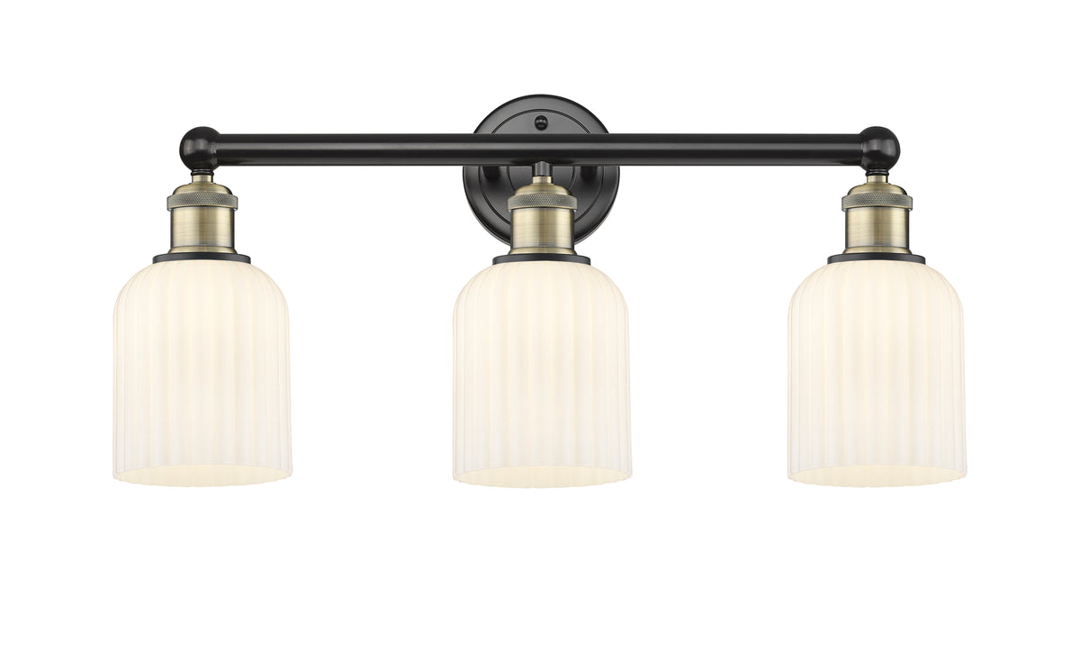 Bridal Veil 23-Inch 3-Light Bath Vanity Light 5-Inch Shade