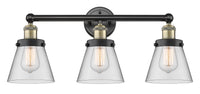 Cone 24-Inch 3-Light Bath Vanity Light 11.25-Inch High