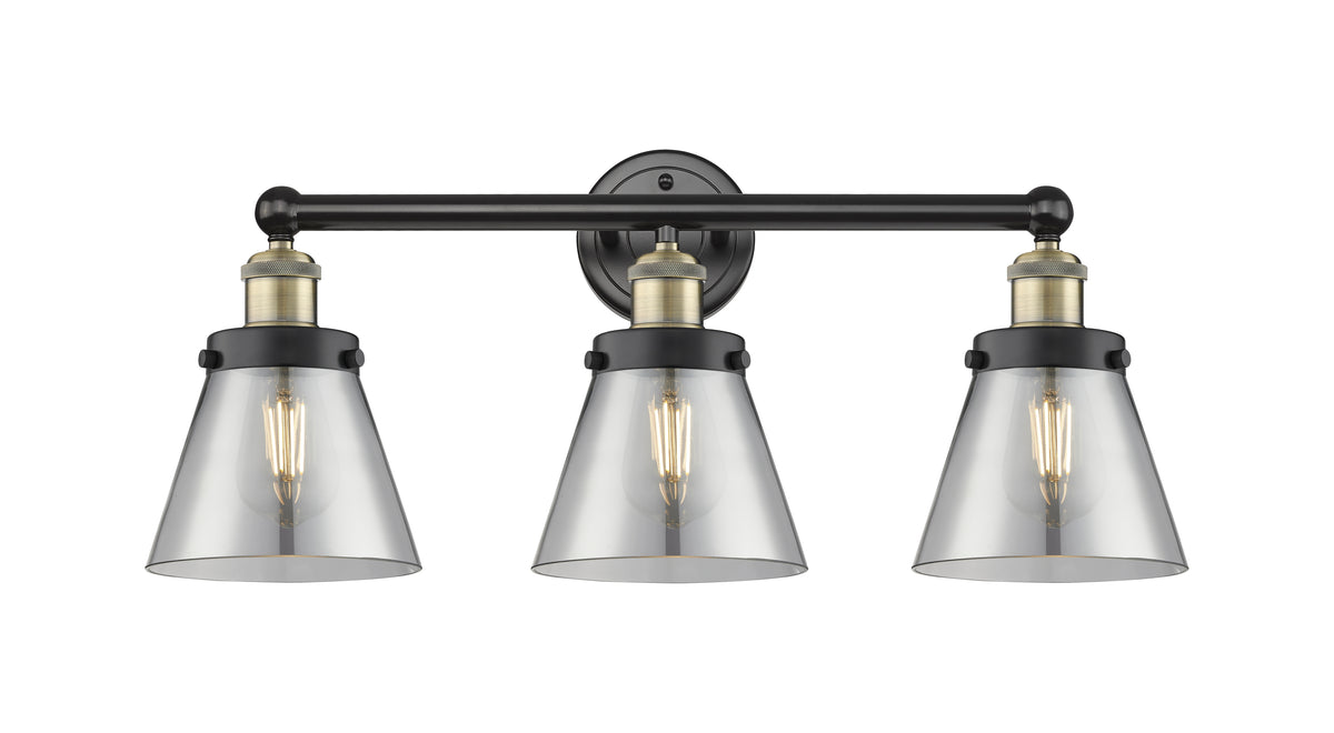 Cone 24-Inch 3-Light Bath Vanity Light 11.25-Inch High