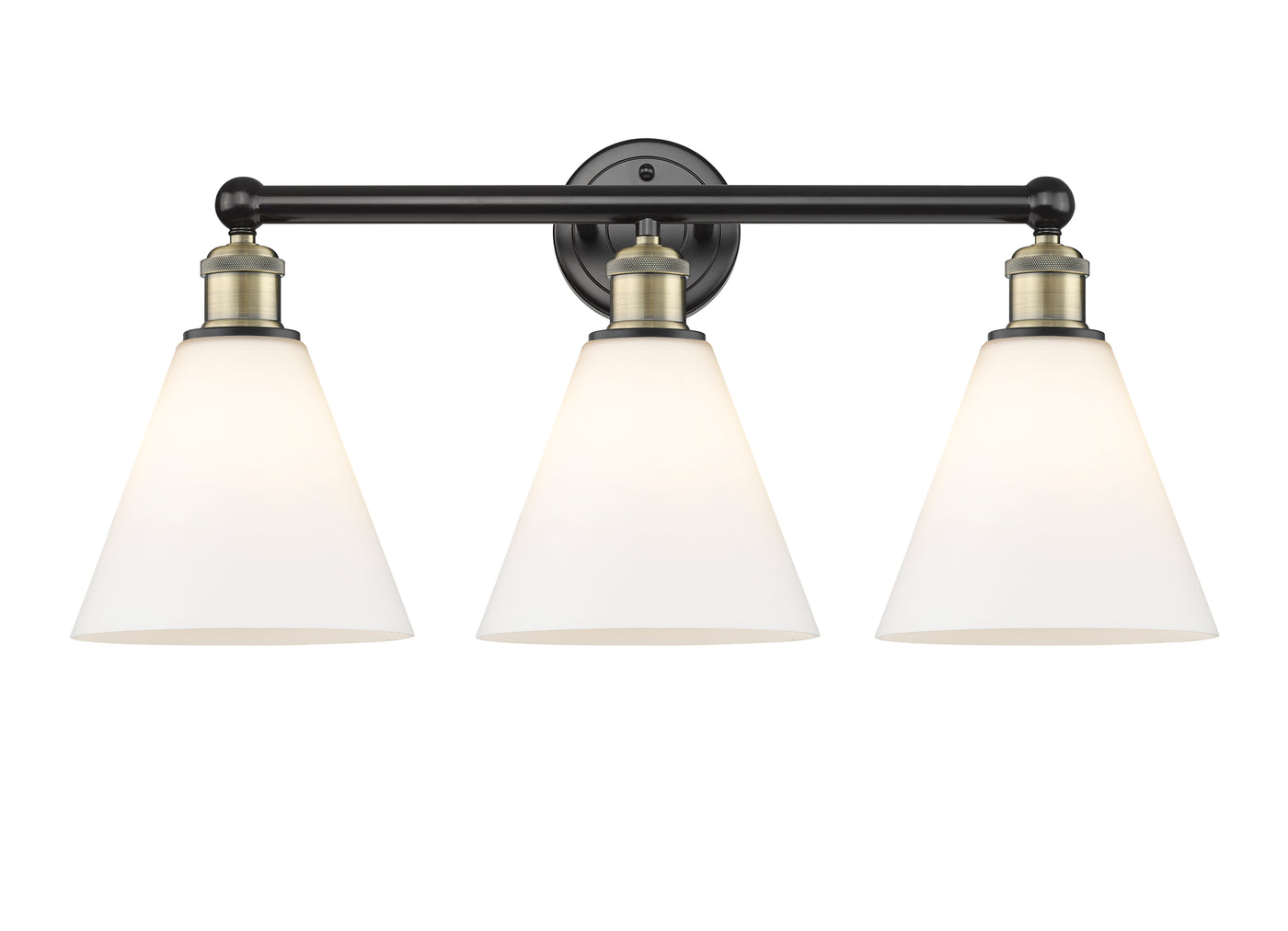 Edison Bath Vanity Light Cast Brass 24.5 Inch
