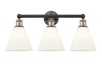 Edison Bath Vanity Light Cast Brass 24.5 Inch