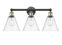 Edison Bath Vanity Light Cast Brass 24.5 Inch