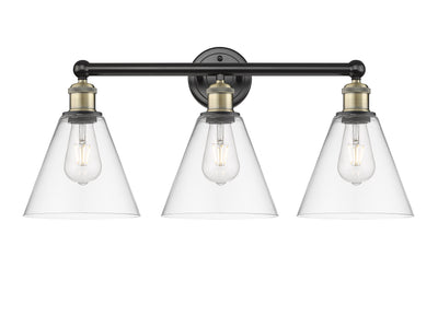 Edison Bath Vanity Light Cast Brass 24.5 Inch