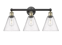 Edison Bath Vanity Light Cast Brass 24.5 Inch