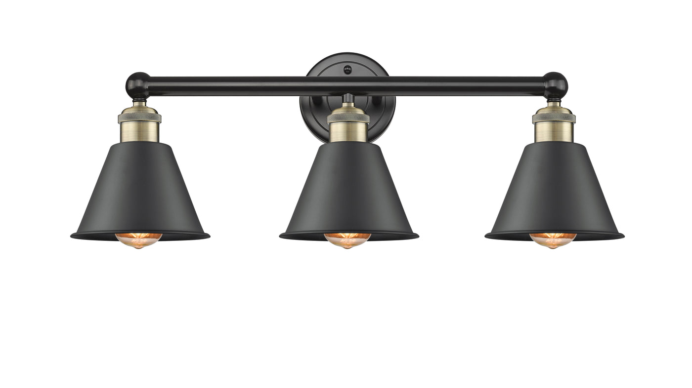 Edison Traditional, Industrial, Farmhouse, Restoration-Vintage Railroad Bath Vanity Light