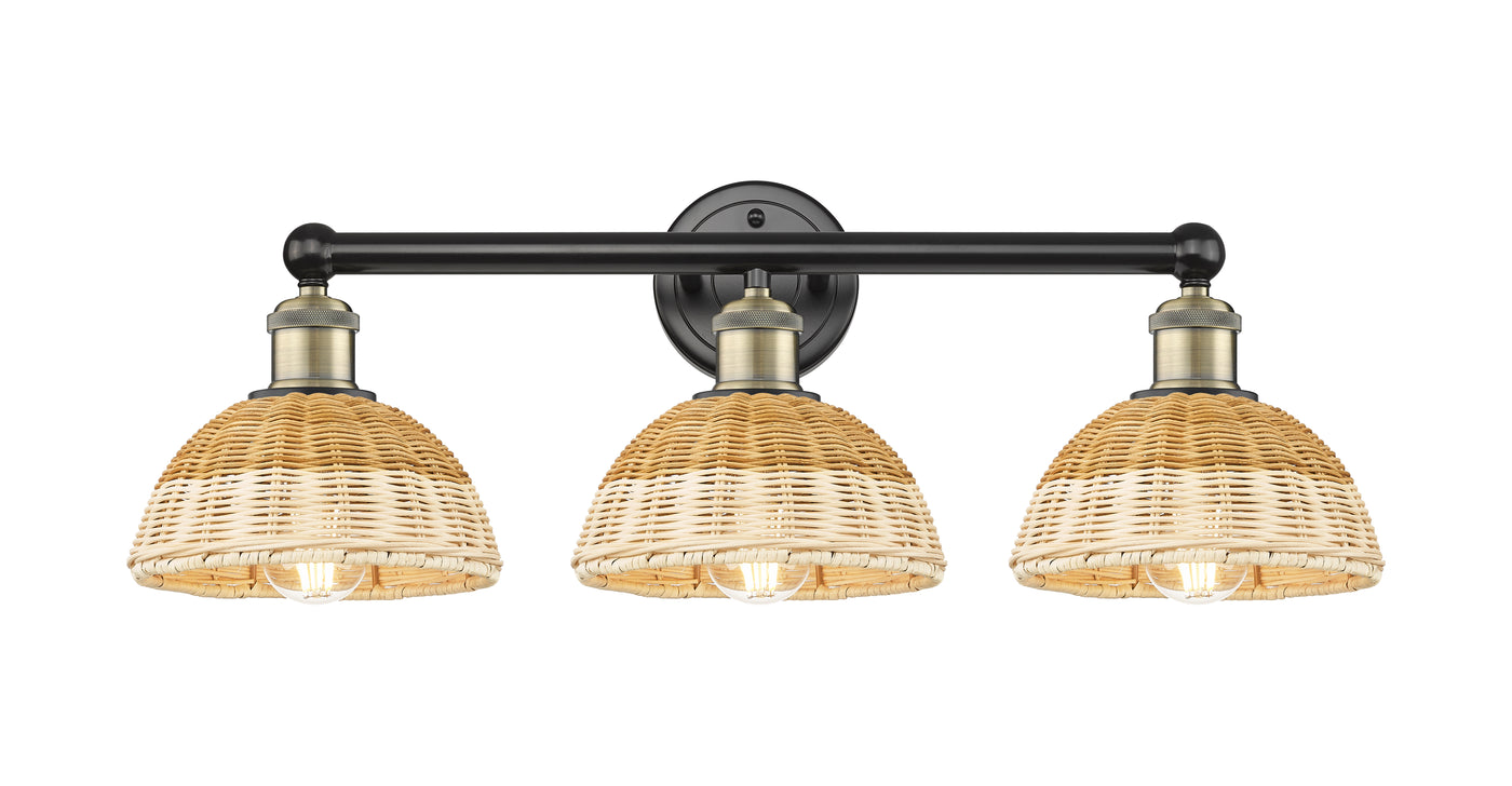 Edison Bath Vanity Light Brass Glass Steel