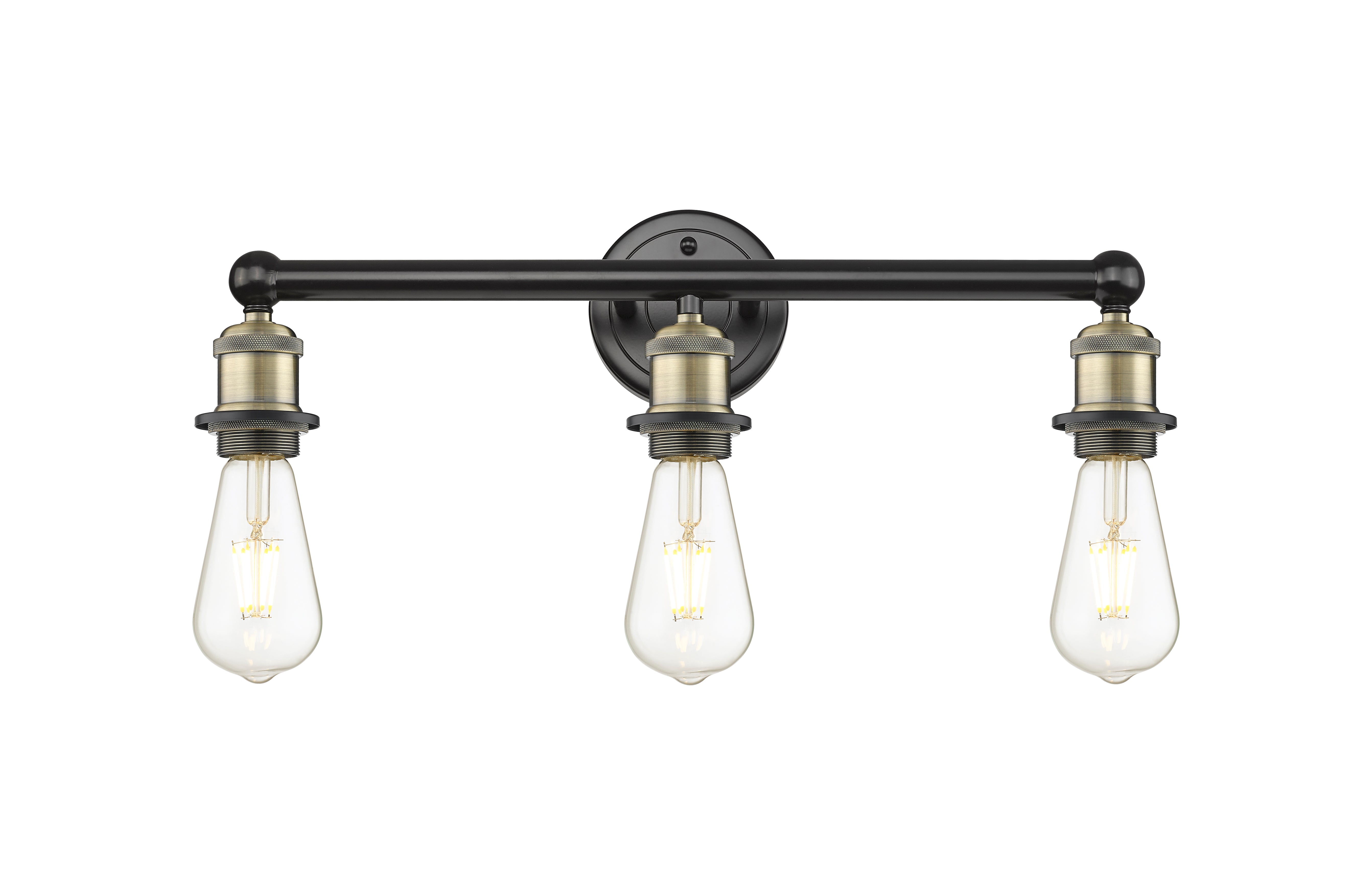 Edison Bath Vanity Light Cast Brass Steel