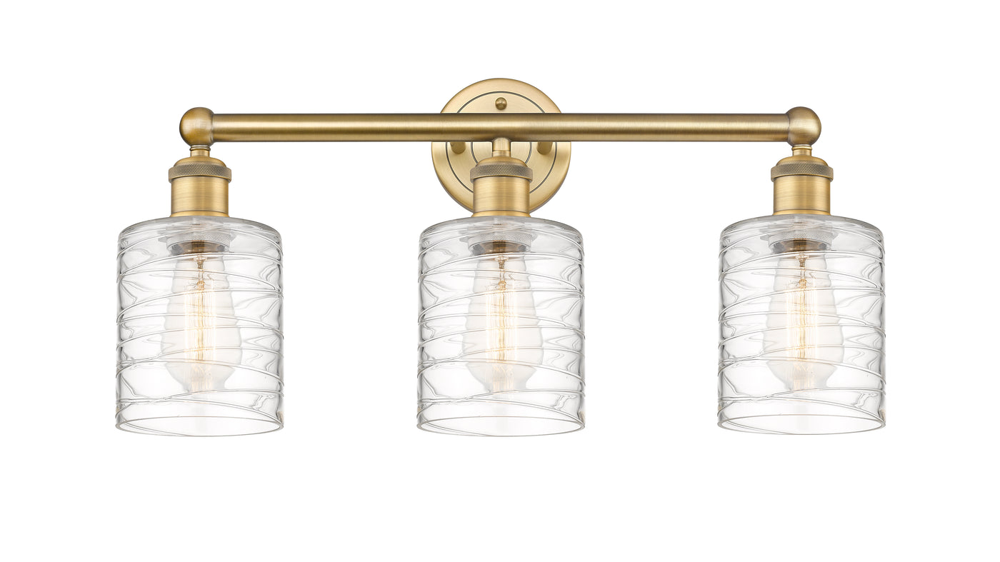 Edison Bath Vanity Light Cast Brass 23 Inches