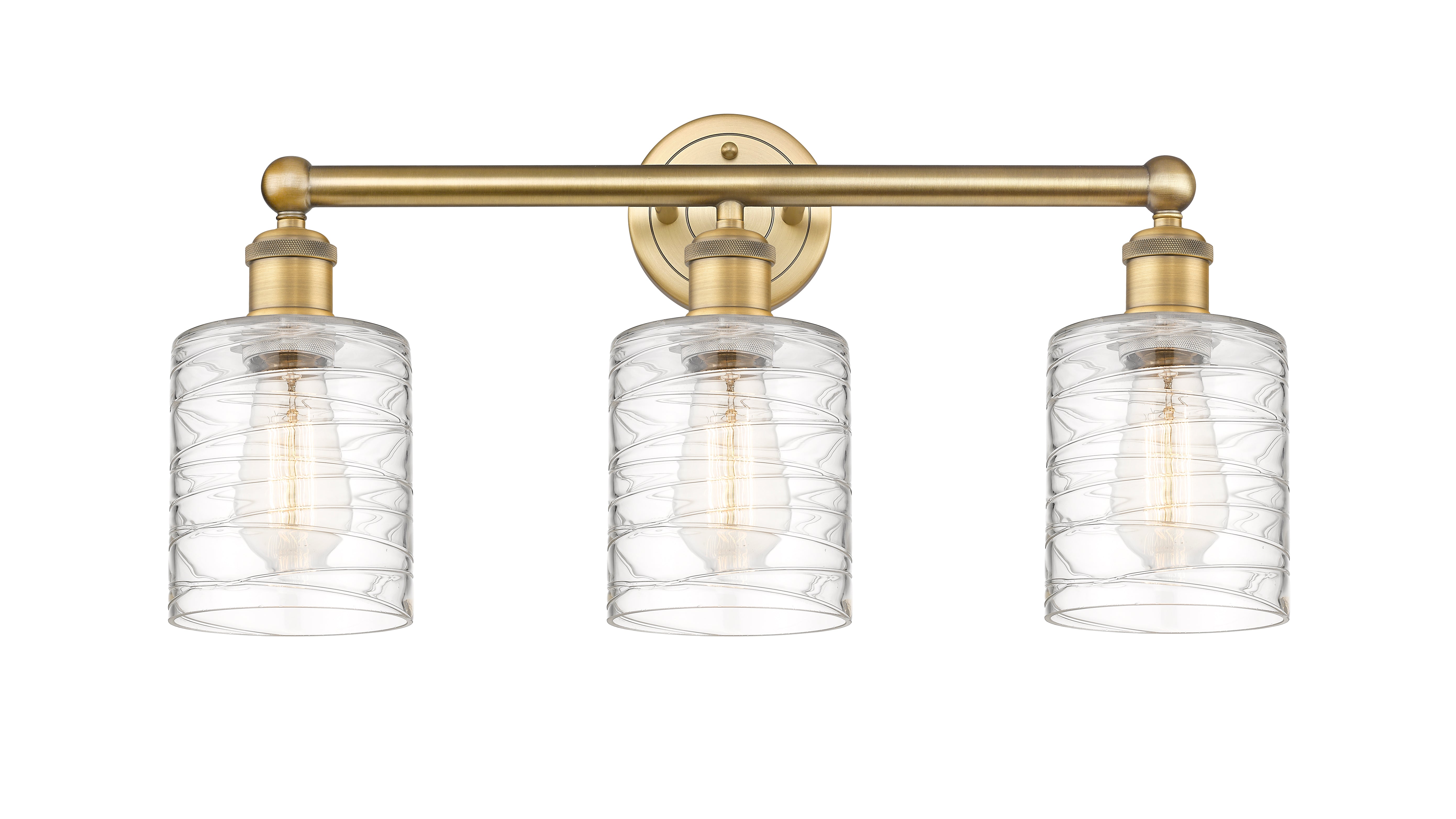 Edison Bath Vanity Light Cast Brass 23 Inches