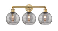 Edison Bath Vanity Light Cast Brass 3 Lights