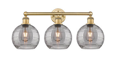 Edison Bath Vanity Light Cast Brass 3 Lights