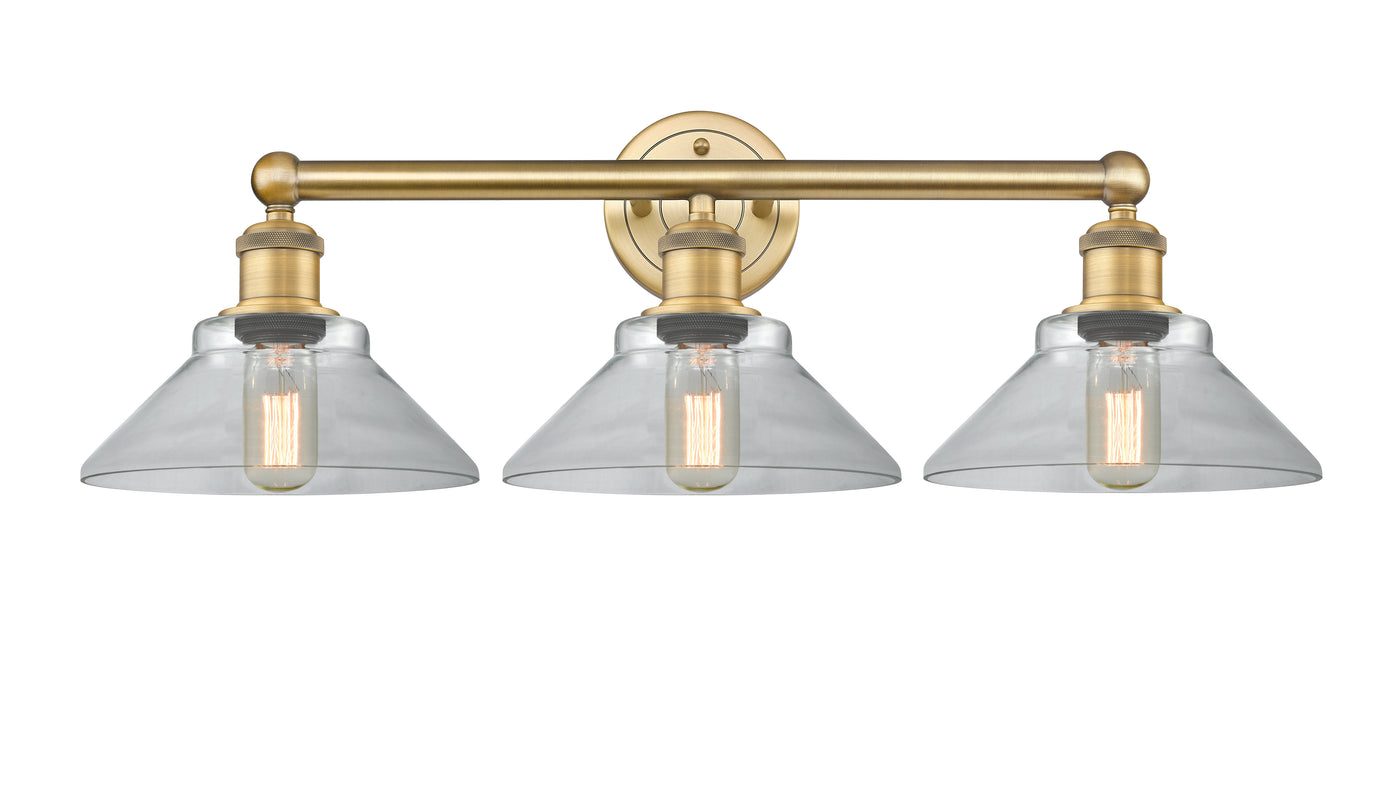 Edison Bath Vanity Light Cast Brass 26"