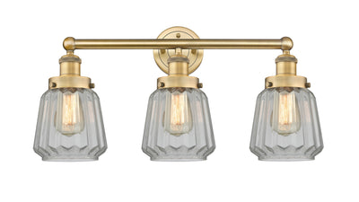 Edison Bath Vanity Light Cast Brass Glass