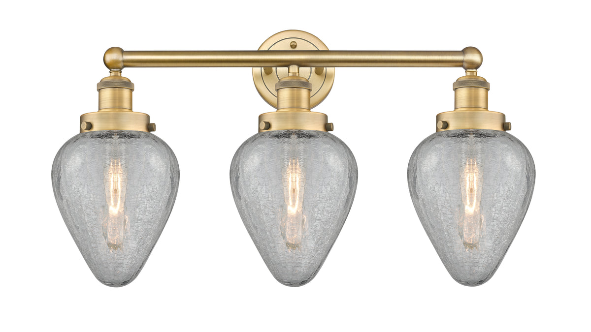 Geneseo 25-Inch 3-Light Bath Vanity Light 14-Inch High 7.75-Inch Extension
