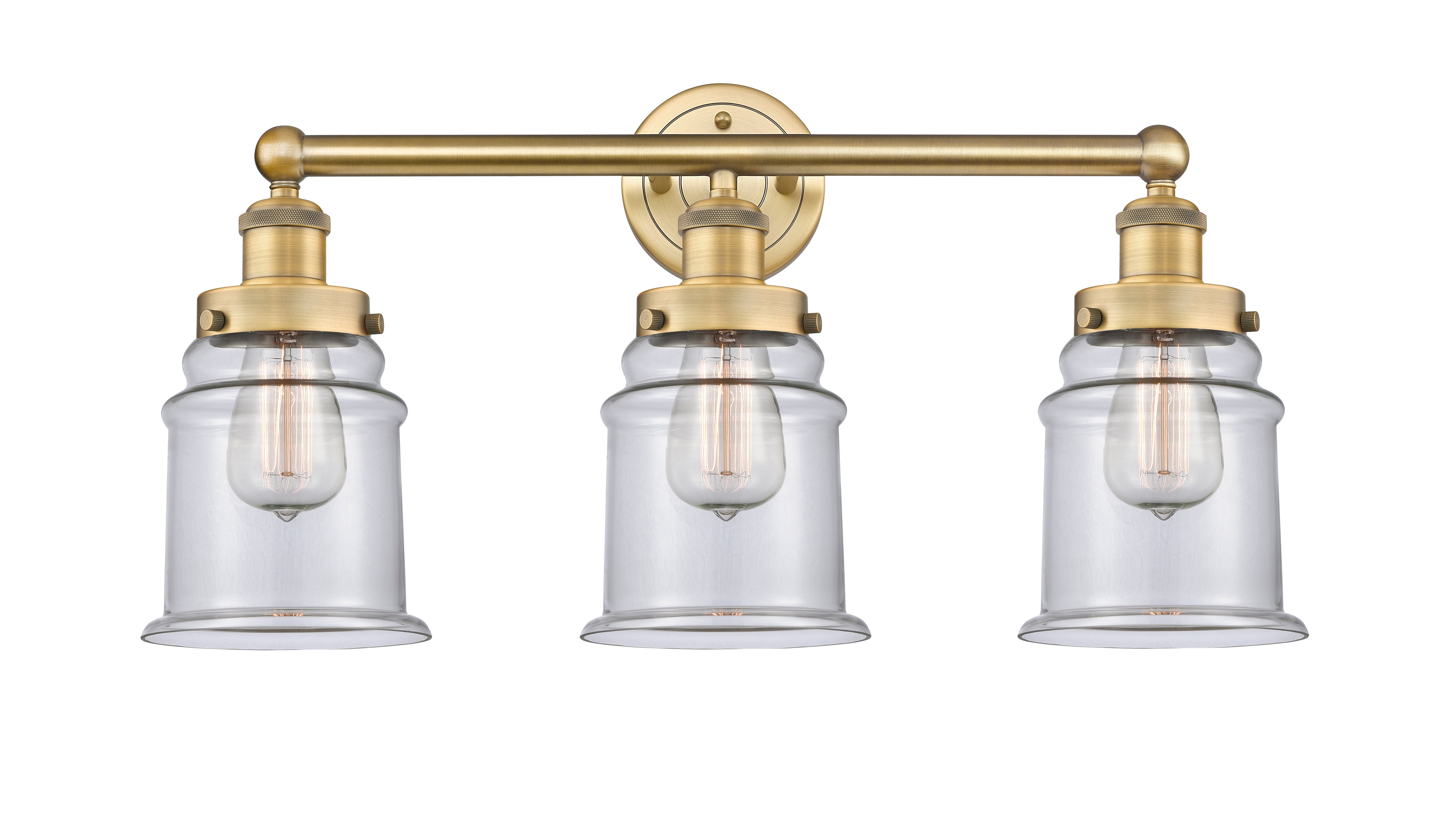 Edison Bath Vanity Light Cast Brass 25 Inch