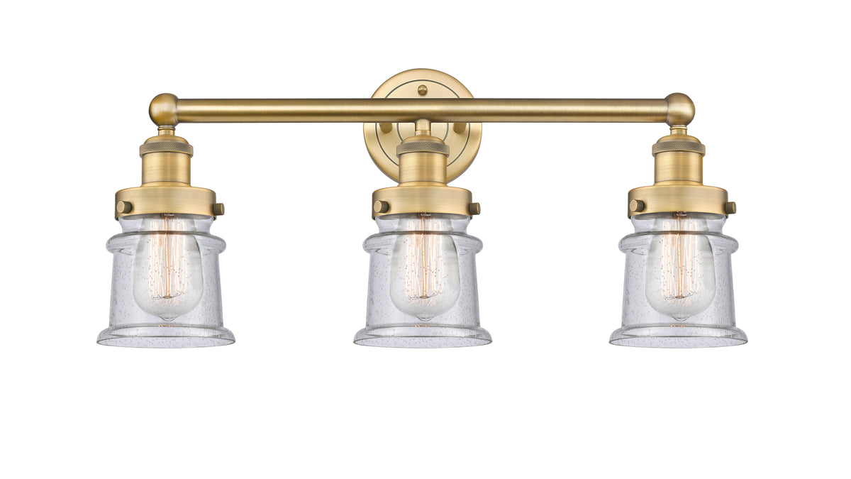 Canton 23-Inch 3-Light Bath Vanity Light 10.75-Inch High 7.125-Inch Extension