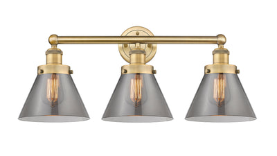 Edison Bath Vanity Light Cast Brass Glass