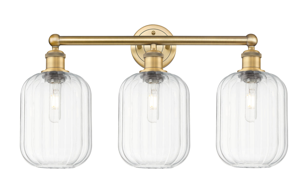 Preston Cylinder 25-Inch 3-Light Bath Vanity Light 14-Inch High