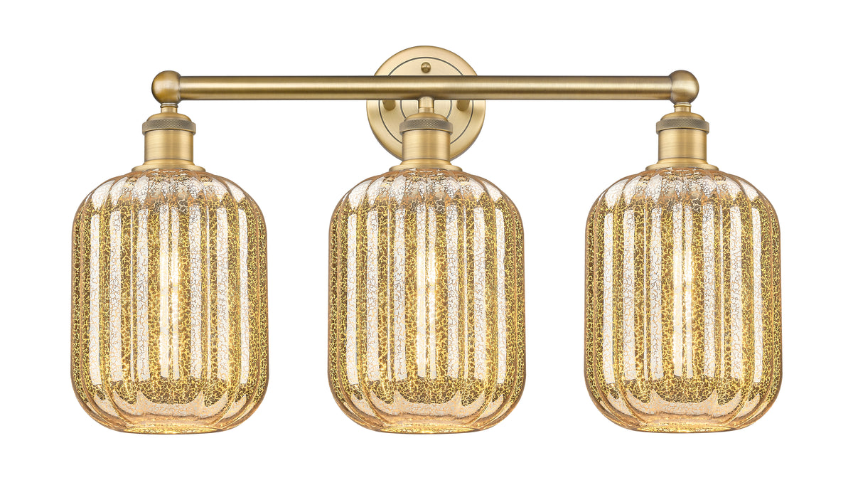 Preston Cylinder 25-Inch 3-Light Bath Vanity Light 14-Inch High