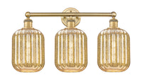 Preston Cylinder 25-Inch 3-Light Bath Vanity Light 14-Inch High