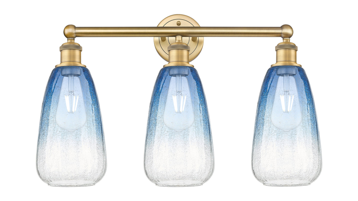 Brookhaven Almond 24-Inch 3-Light Bath Vanity Light 15.25-Inch High